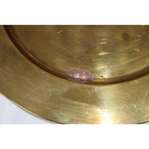 (4) Denmark Brass Chargers - Picture 4 of 16